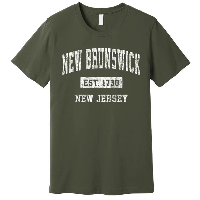 New Brunswick New Jersey Nj Vintage Sports Premium T-Shirt