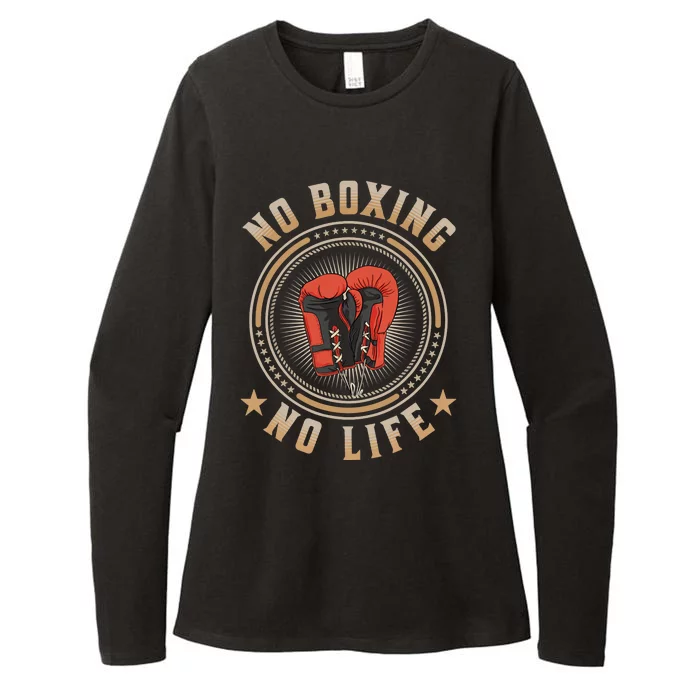 No Boxing No Life Boxing Womens CVC Long Sleeve Shirt