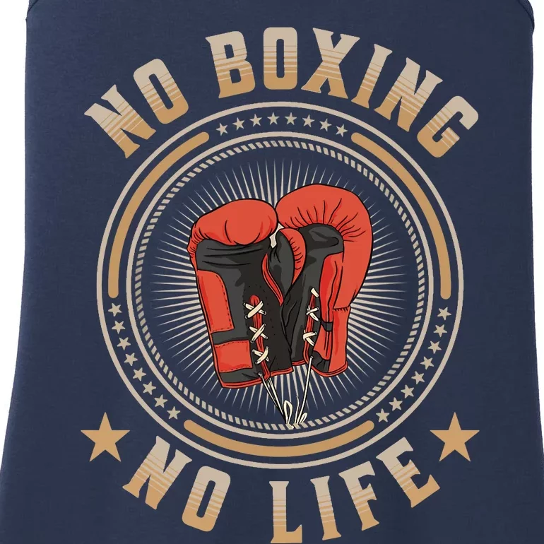 No Boxing No Life Boxing Ladies Essential Tank