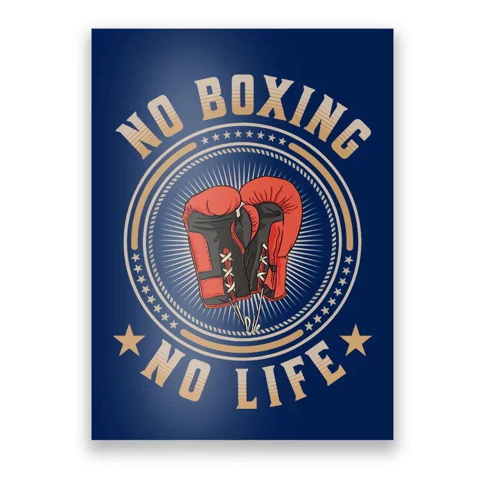 No Boxing No Life Boxing Poster | TeeShirtPalace