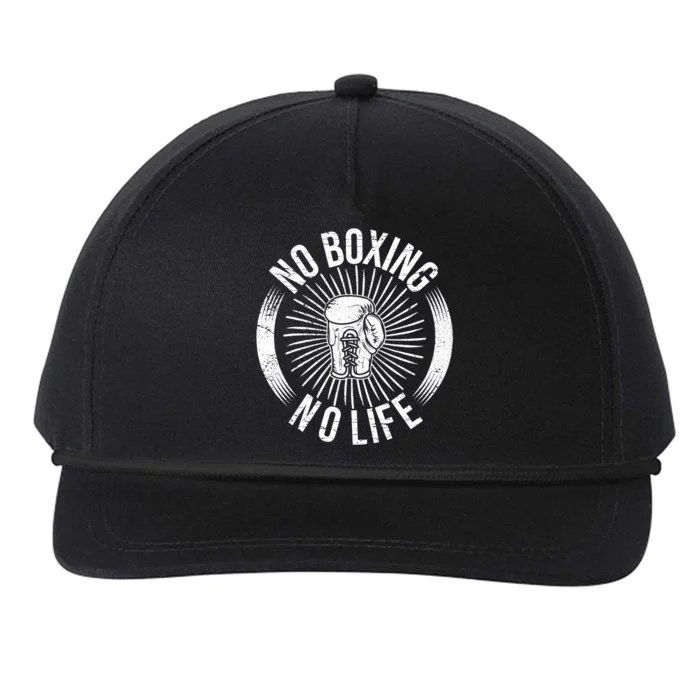 No Boxing No Life Snapback Five-Panel Rope Hat