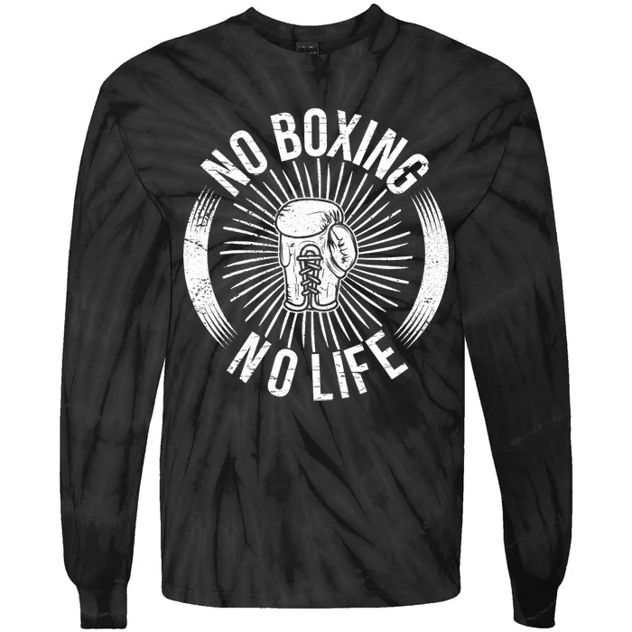 No Boxing No Life Tie-Dye Long Sleeve Shirt