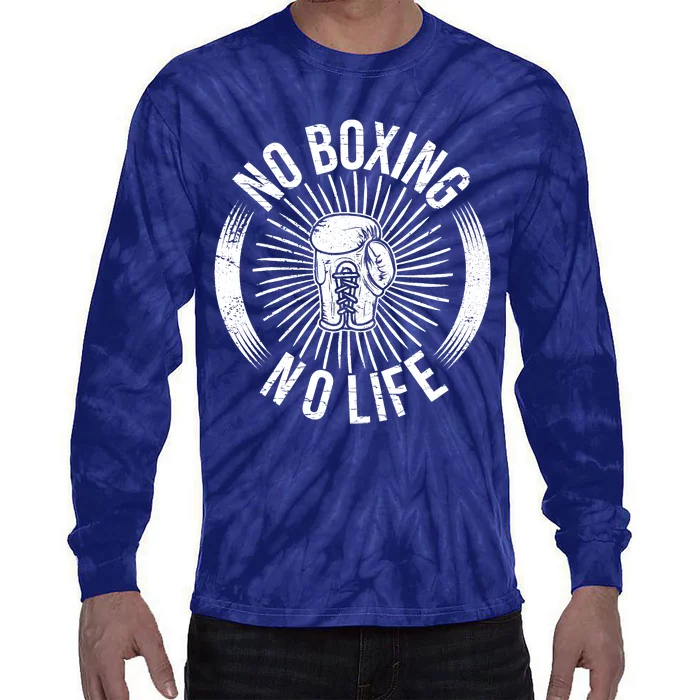 No Boxing No Life Tie-Dye Long Sleeve Shirt