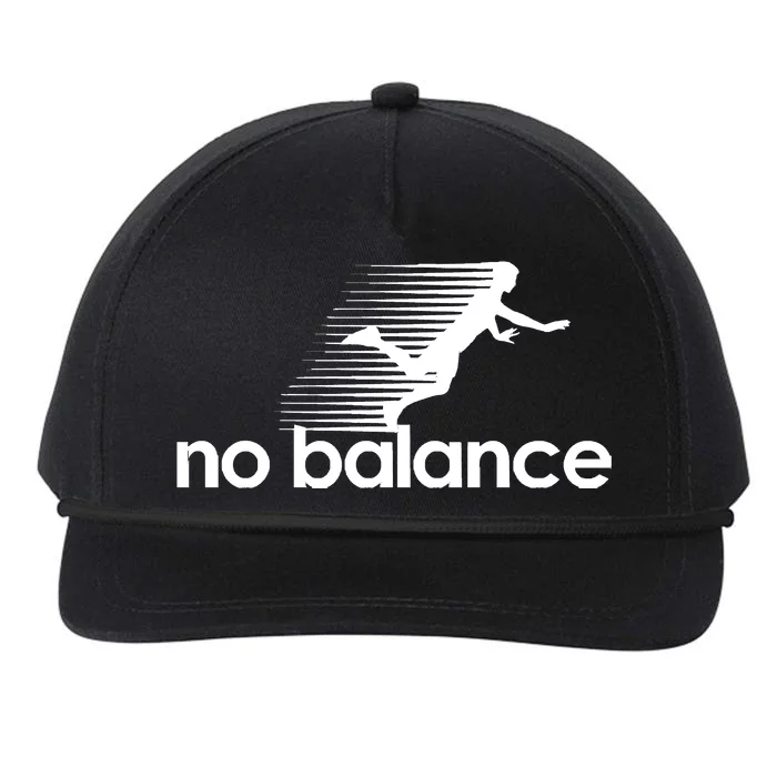 No Balance Snapback Five-Panel Rope Hat