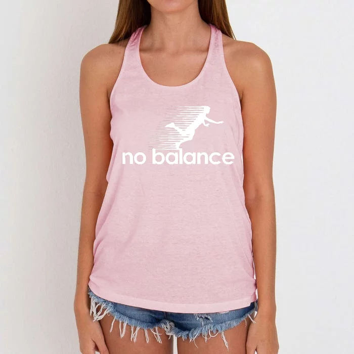 No Balance Women's Knotted Racerback Tank