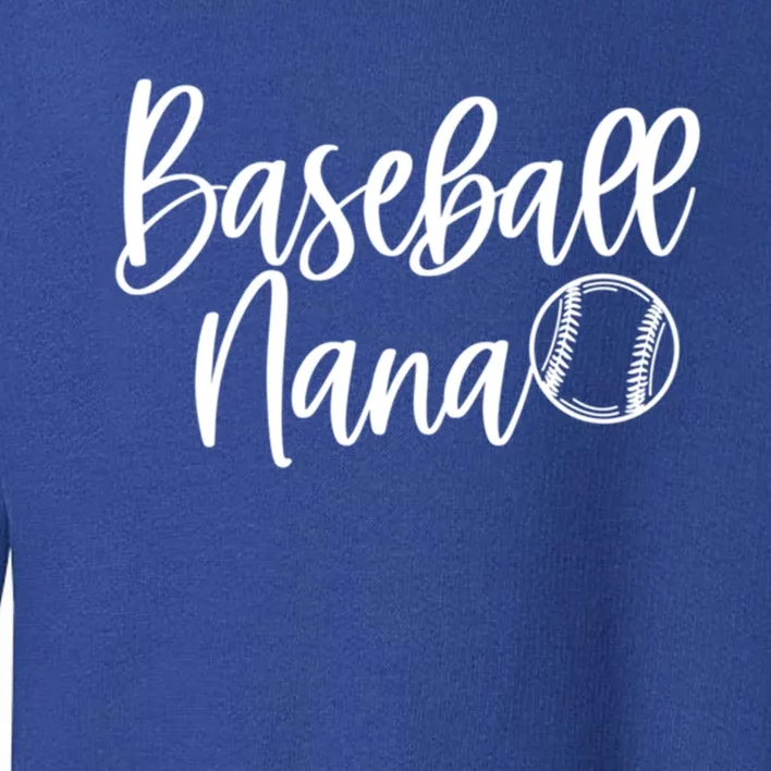 Novelty Baseball Nana Pocket Baseball Nana Game Day Vibes Cute Gift Toddler Sweatshirt