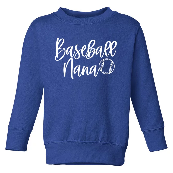 Novelty Baseball Nana Pocket Baseball Nana Game Day Vibes Cute Gift Toddler Sweatshirt