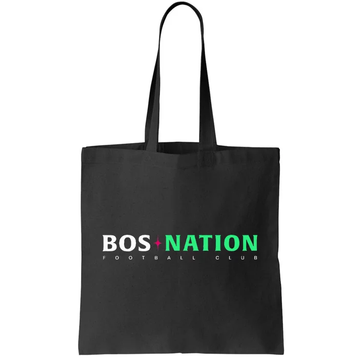 Nwsl Bos Nation Wordmark Tote Bag