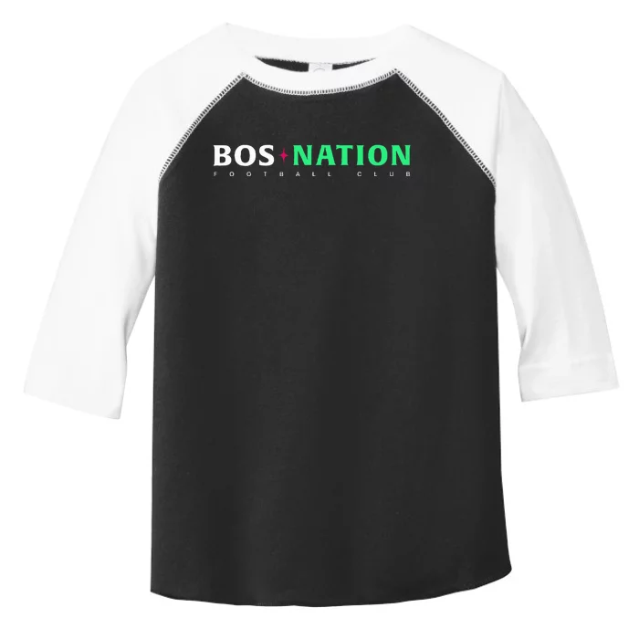 Nwsl Bos Nation Wordmark Toddler Fine Jersey T-Shirt