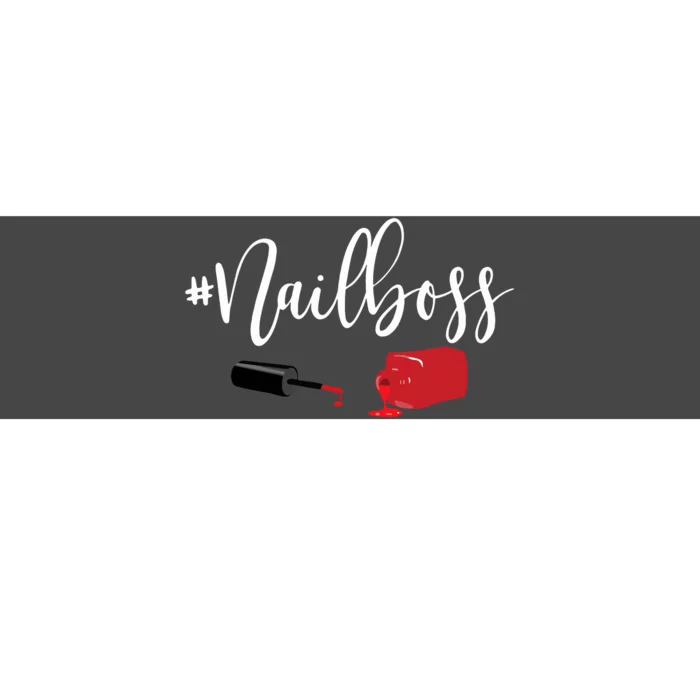 Nail Boss Nail Tech Polish Bumper Sticker