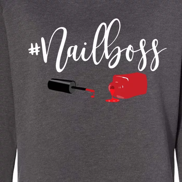 Nail Boss Nail Tech Polish Womens California Wash Sweatshirt