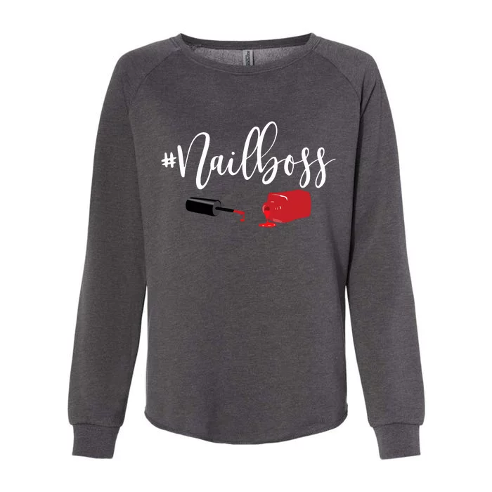 Nail Boss Nail Tech Polish Womens California Wash Sweatshirt