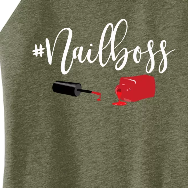 Nail Boss Nail Tech Polish Women’s Perfect Tri Rocker Tank