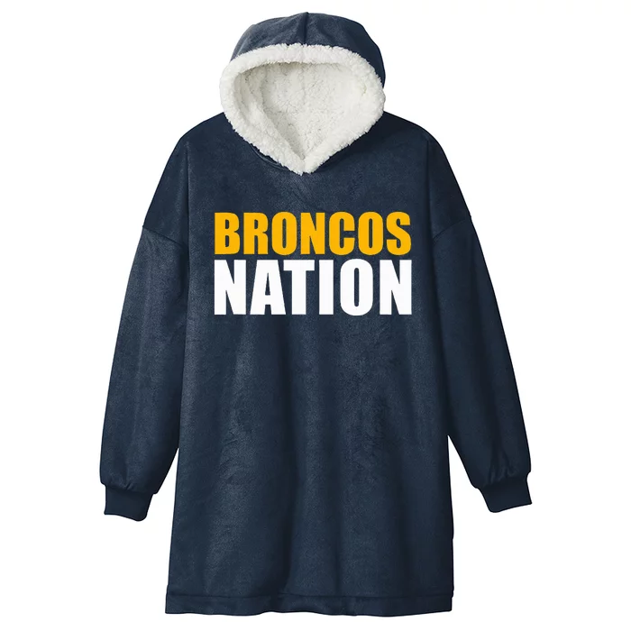 Northgate Broncos Nation Hs Hooded Wearable Blanket