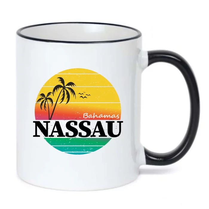 Nassau Bahamas Black Color Changing Mug