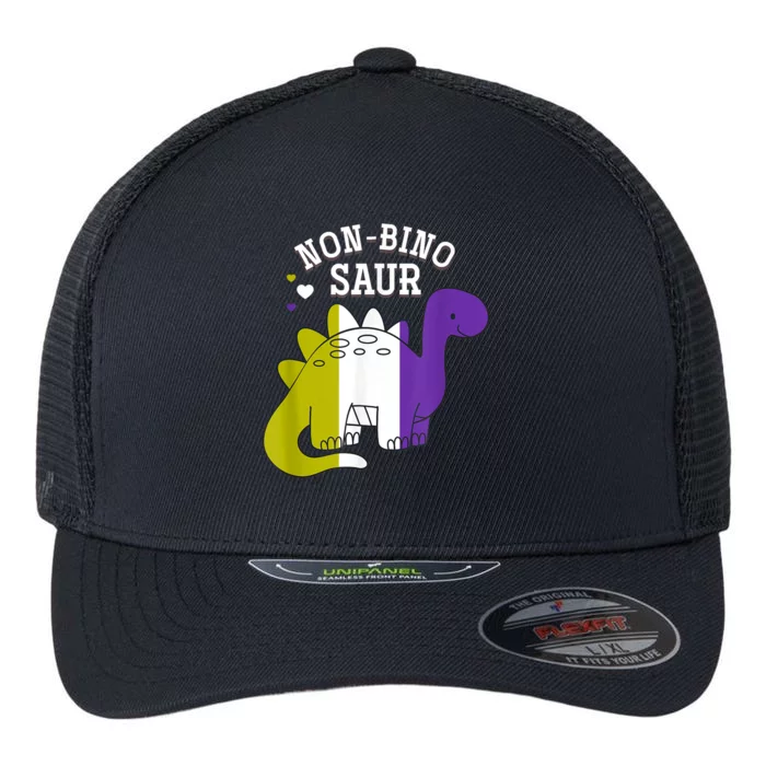 Non Binosaur Non Binary Flexfit Unipanel Trucker Cap