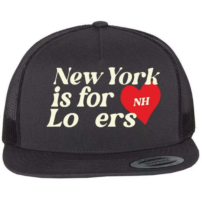 Ny Boston Or Phily Is For Lovers Flat Bill Trucker Hat