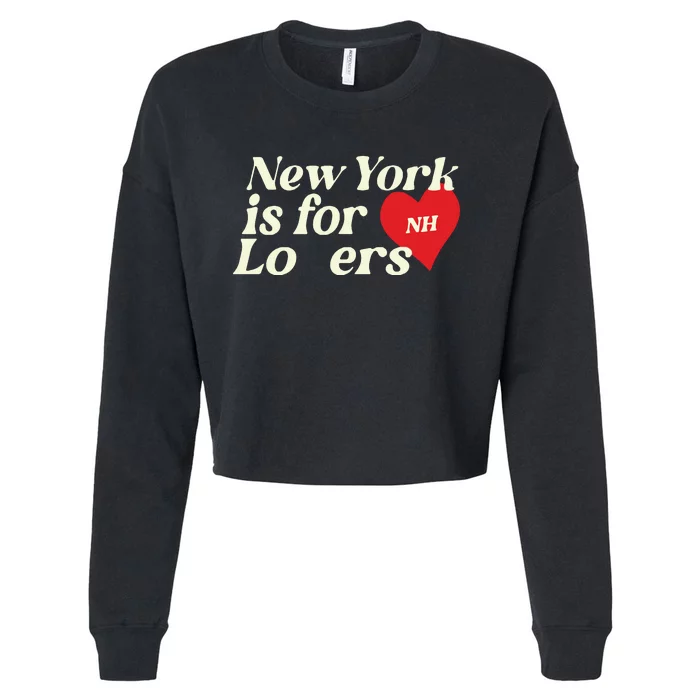 Ny Boston Or Phily Is For Lovers Cropped Pullover Crew