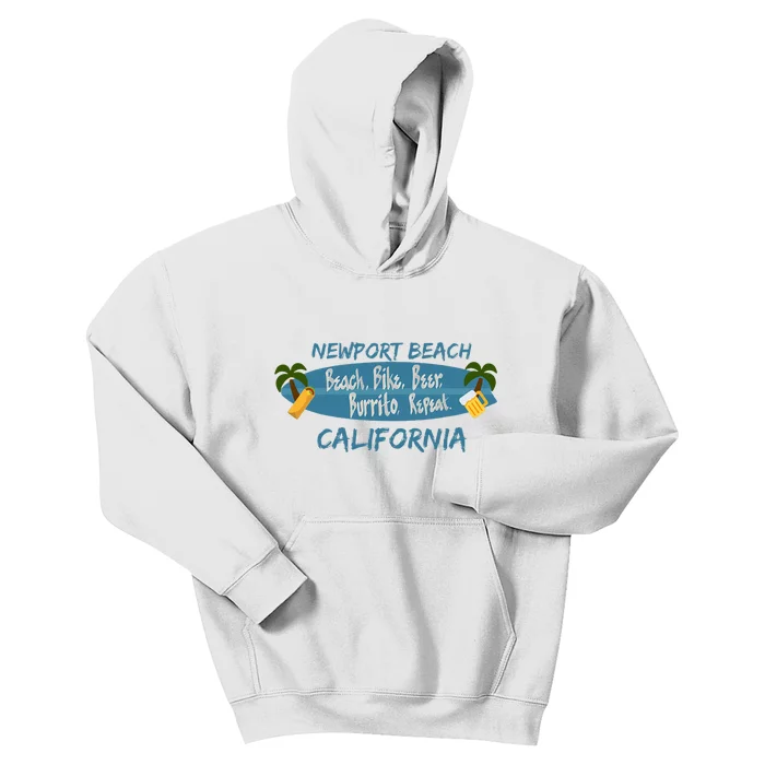 Newport Beach Orange County California Kids Hoodie