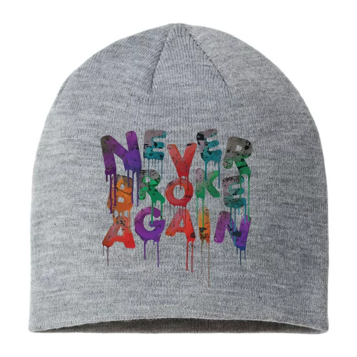 Never Broke Og Drip Rundown 8 1/2in Sustainable Knit Beanie