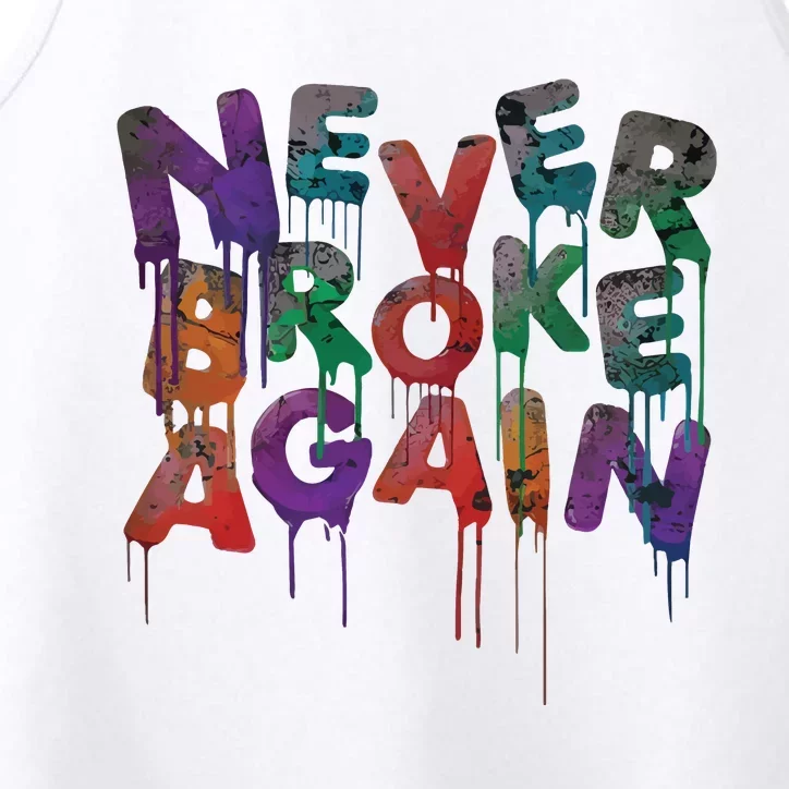 Never Broke Og Drip Rundown Performance Tank