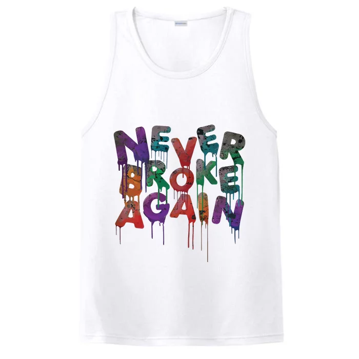 Never Broke Og Drip Rundown Performance Tank