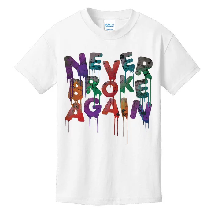 Never Broke Og Drip Rundown Kids T-Shirt