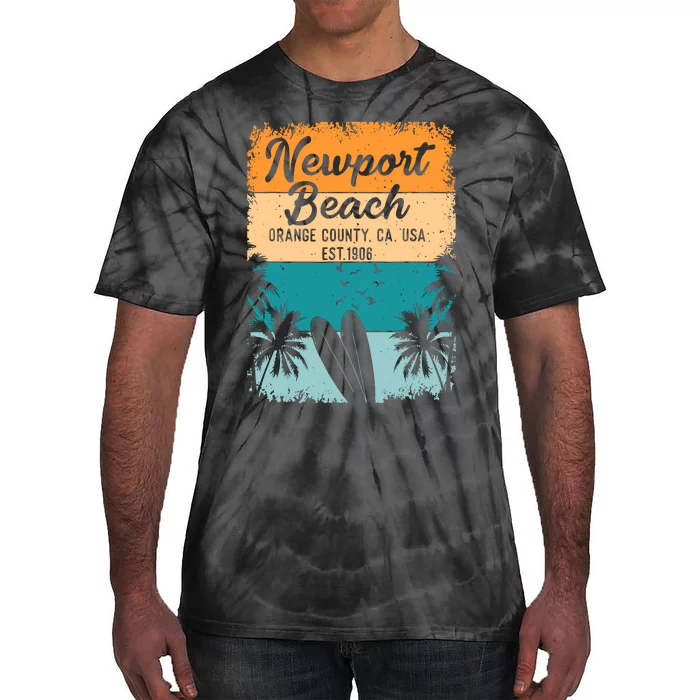 Newport Beach Orange County Oc California Gifts Souvenirs Tie-Dye T-Shirt