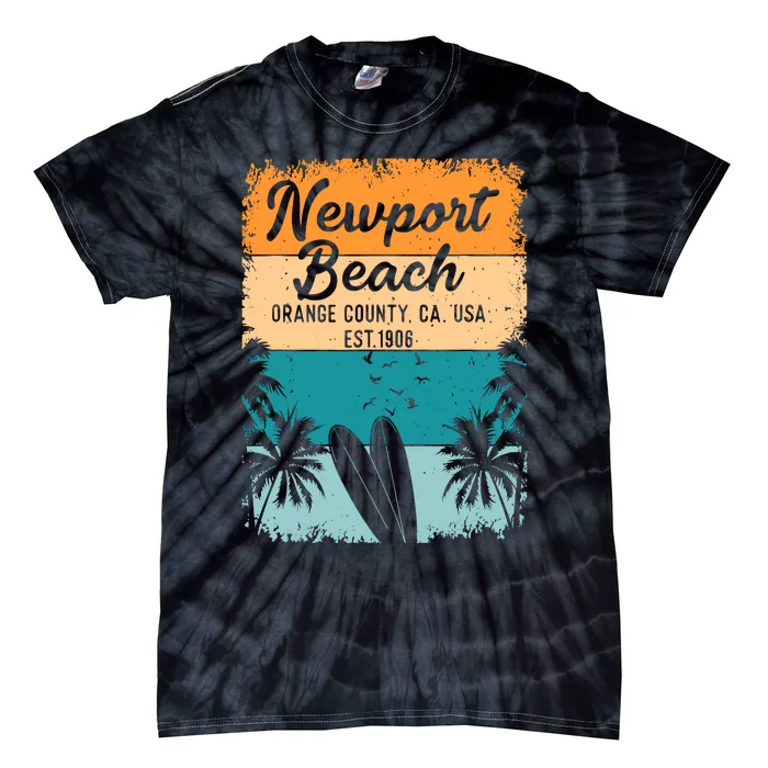 Newport Beach Orange County Oc California Gifts Souvenirs Tie-Dye T-Shirt