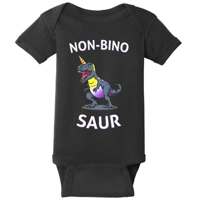 Non Binary Pride Flag Colors Non Binary Baby Bodysuit