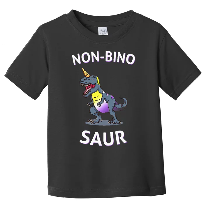 Non Binary Pride Flag Colors Non Binary Toddler T-Shirt