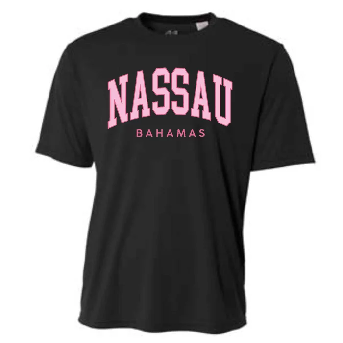 Nassau Bahamas Preppy Retro Throwback Souvenir Cooling Performance Crew T-Shirt