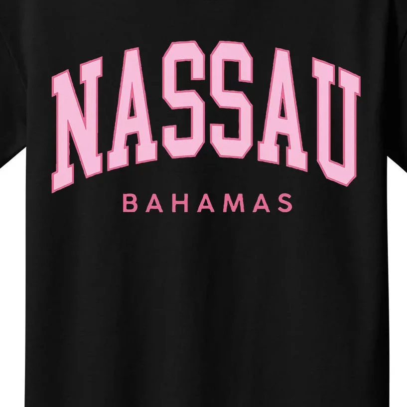 Nassau Bahamas Preppy Retro Throwback Souvenir Kids T-Shirt