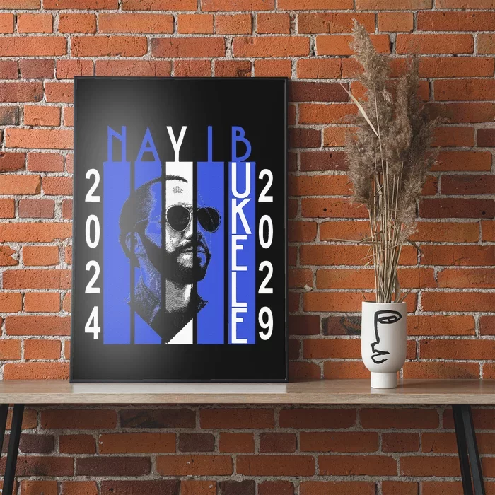 Nayib Bukele Presidente De El Salvador 2024 Poster TeeShirtPalace