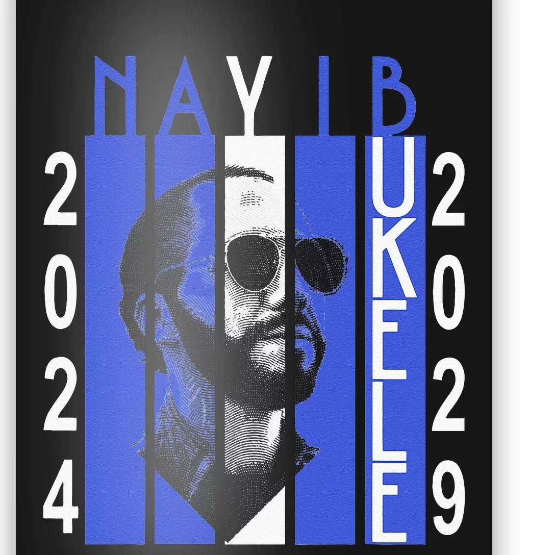 Nayib Bukele Presidente De El Salvador 2024 Poster TeeShirtPalace