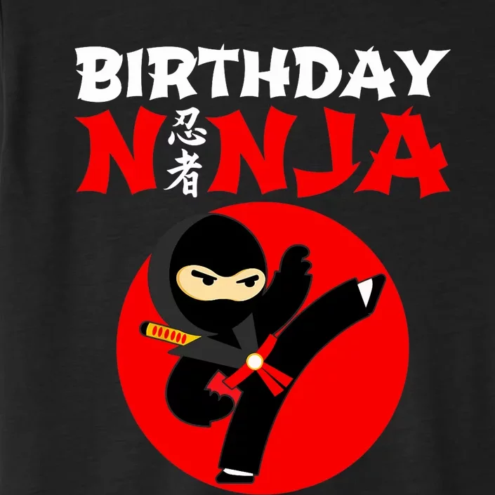 Ninja Birthday Party Theme Gift for Boy - Birthday Ninja ChromaSoft Performance T-Shirt