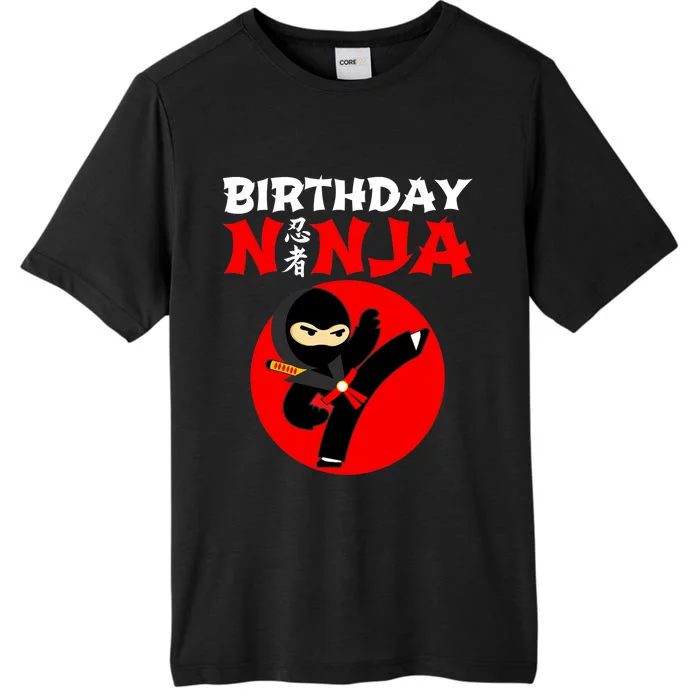 Ninja Birthday Party Theme Gift for Boy - Birthday Ninja ChromaSoft Performance T-Shirt