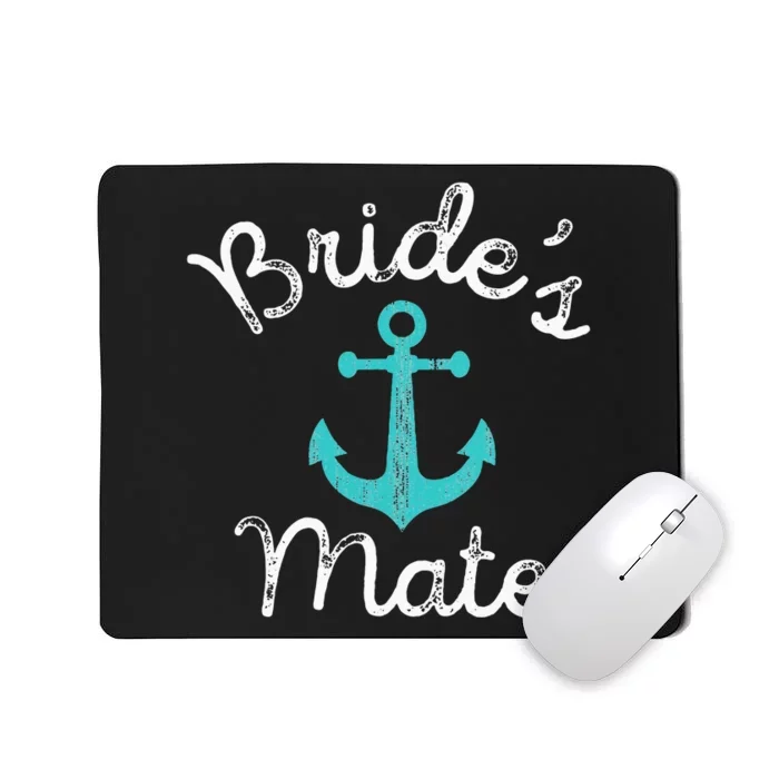 Nautical Bachelorette Party Gift Ship Anchor Brides Mate Mousepad