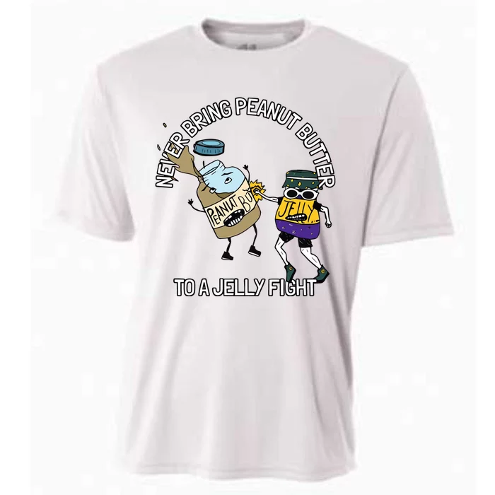 Never Bring Peanut Butter To A Jelly Fight Cooling Performance Crew T-Shirt