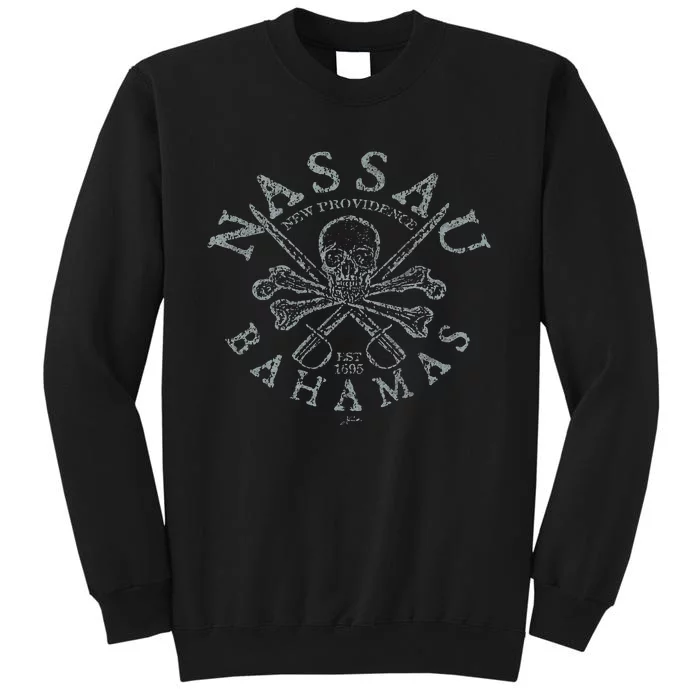 Nassau Bahamas Pirate Tall Sweatshirt