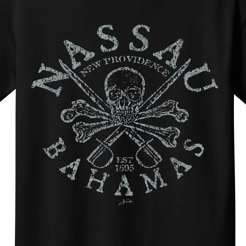 Nassau Bahamas Pirate Kids T-Shirt