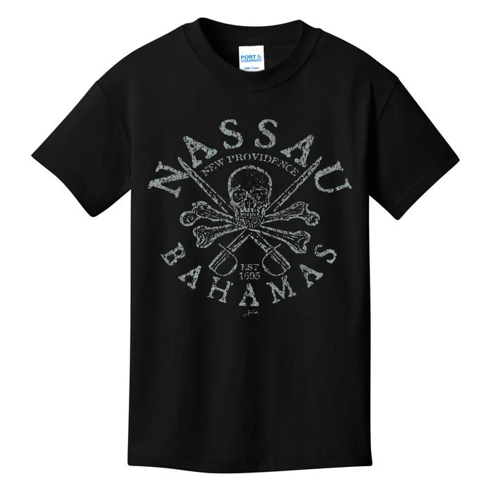 Nassau Bahamas Pirate Kids T-Shirt