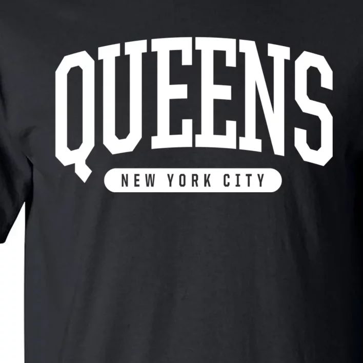 Nyc Borough Queens New York City Tall T-Shirt