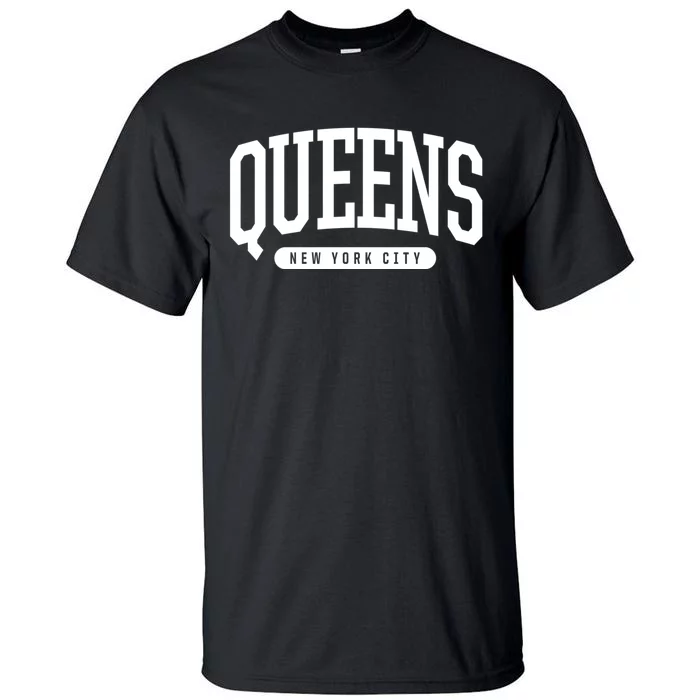 Nyc Borough Queens New York City Tall T-Shirt