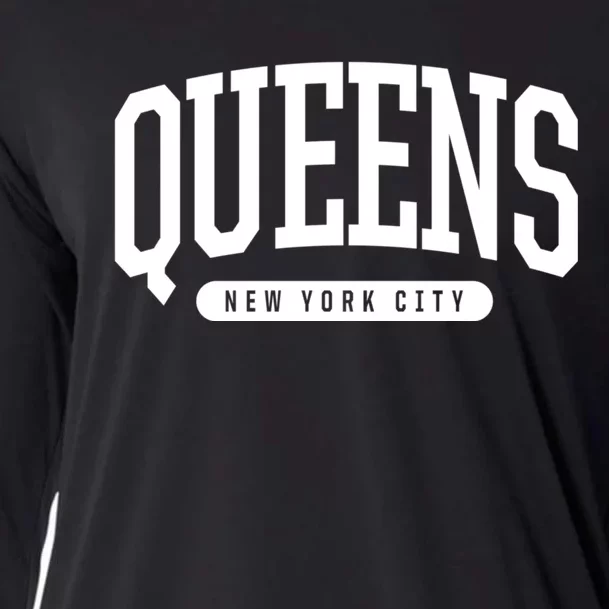 Nyc Borough Queens New York City Cooling Performance Long Sleeve Crew