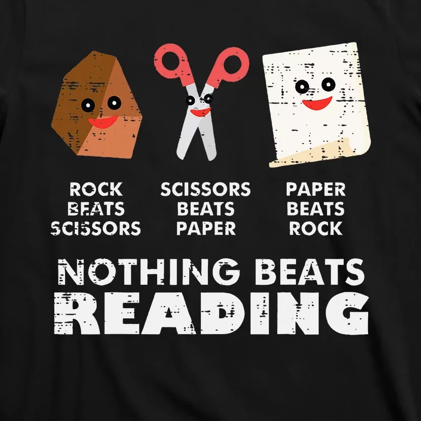 Nothing Beats Reading Book Librarian Across America T-Shirt