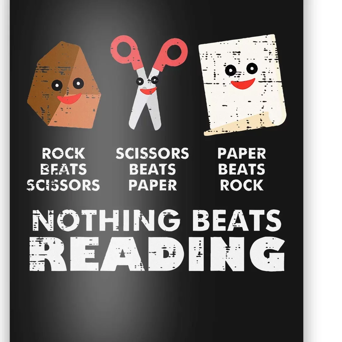 Nothing Beats Reading Book Librarian Across America Poster