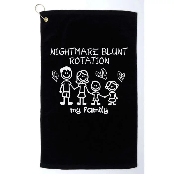 Nightmare Blunt Rotation My Family Platinum Collection Golf Towel