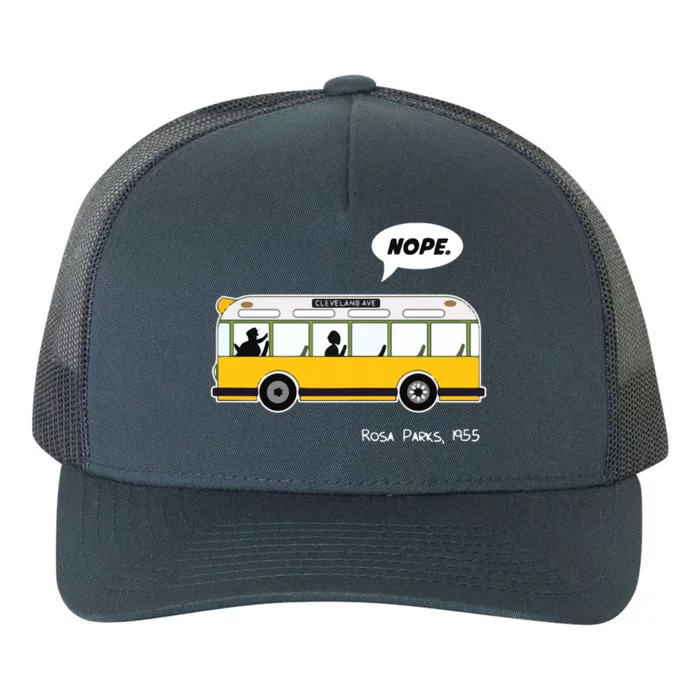 Nope Bus Rosa Park 1955 Yupoong Adult 5-Panel Trucker Hat