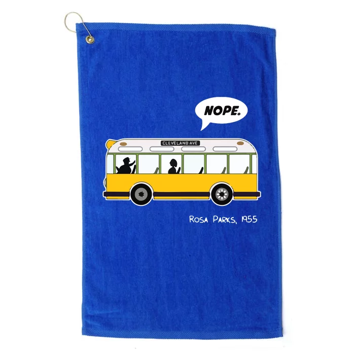 Nope Bus Rosa Park 1955 Platinum Collection Golf Towel